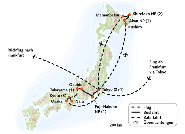 Japan Japan Aktiv Mit Hokkaido Kiwitours