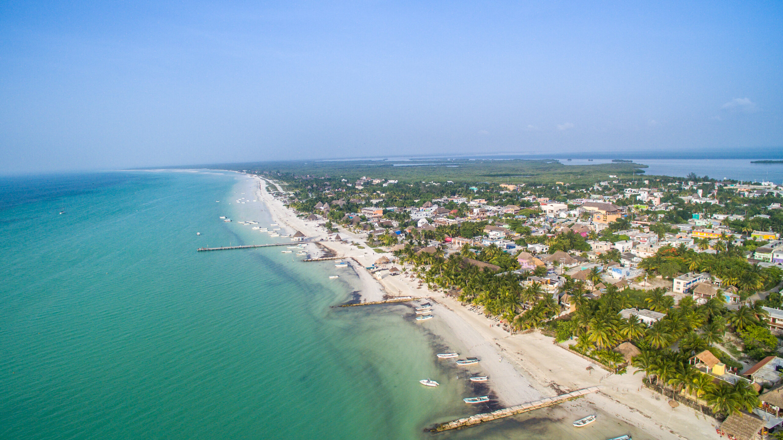 Holbox Mexico arerial – Luftbild