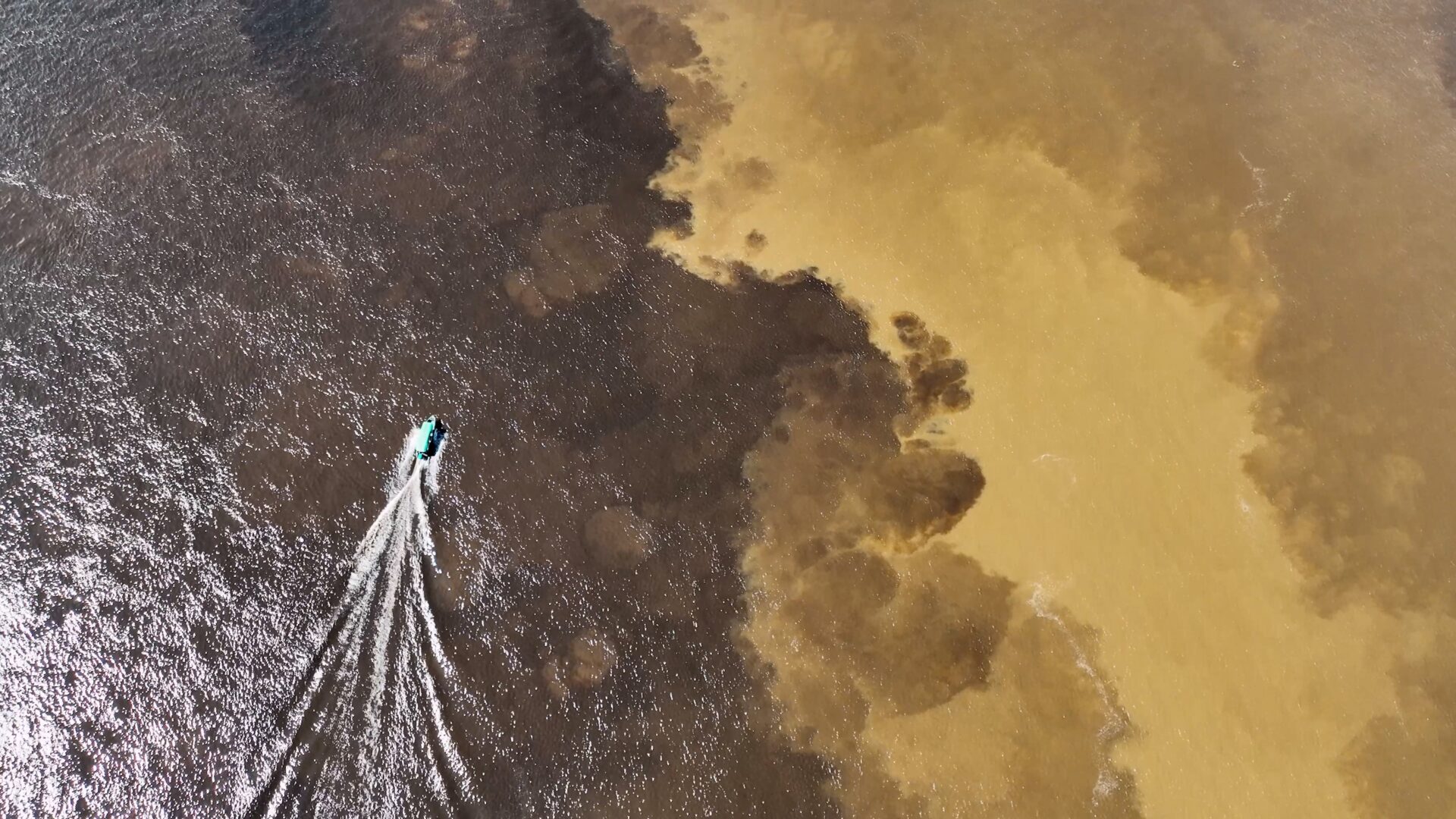 Meeting of the waters in Manaus