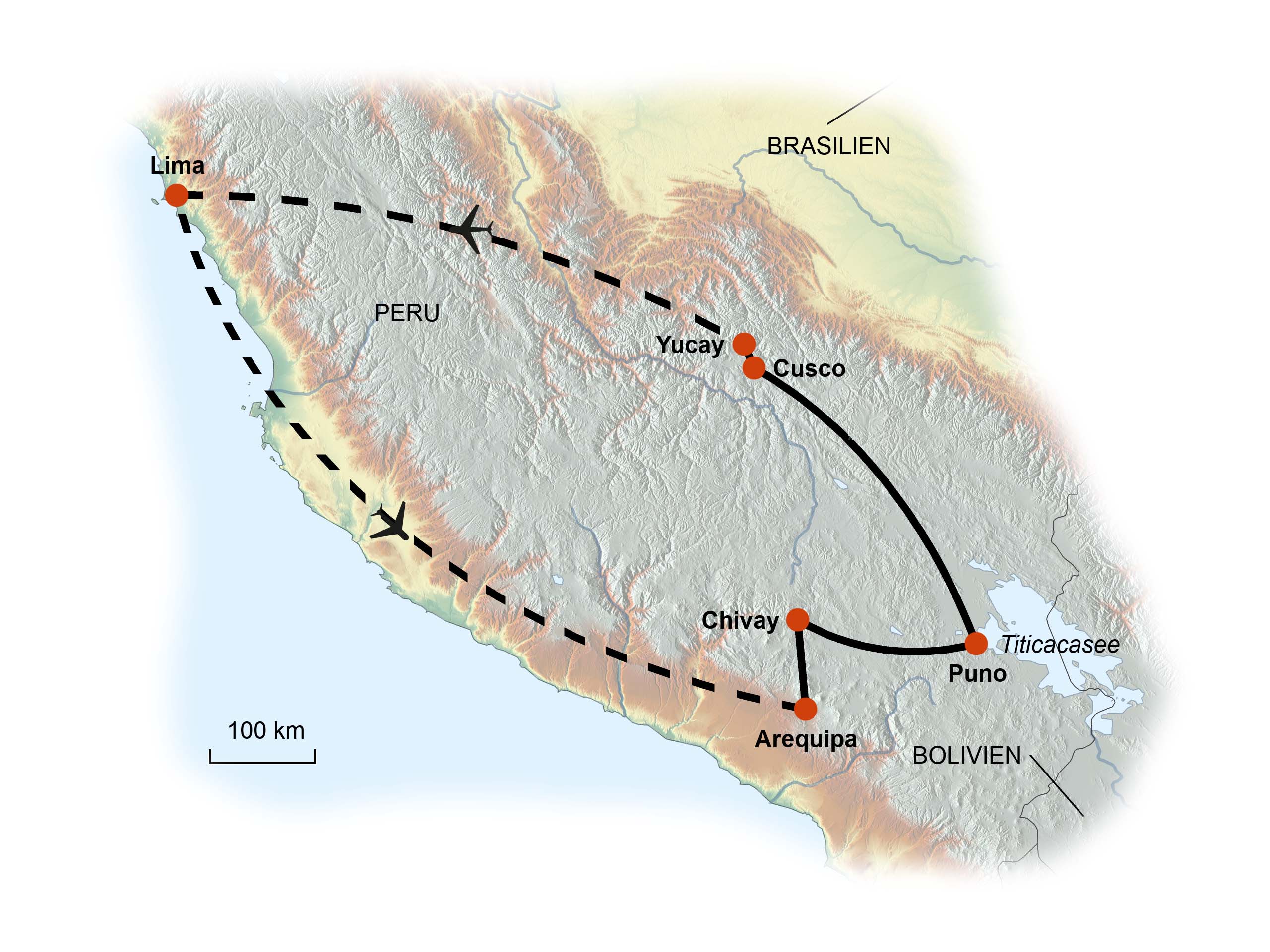 Peru Karte KIWI Sondergruppen 2023