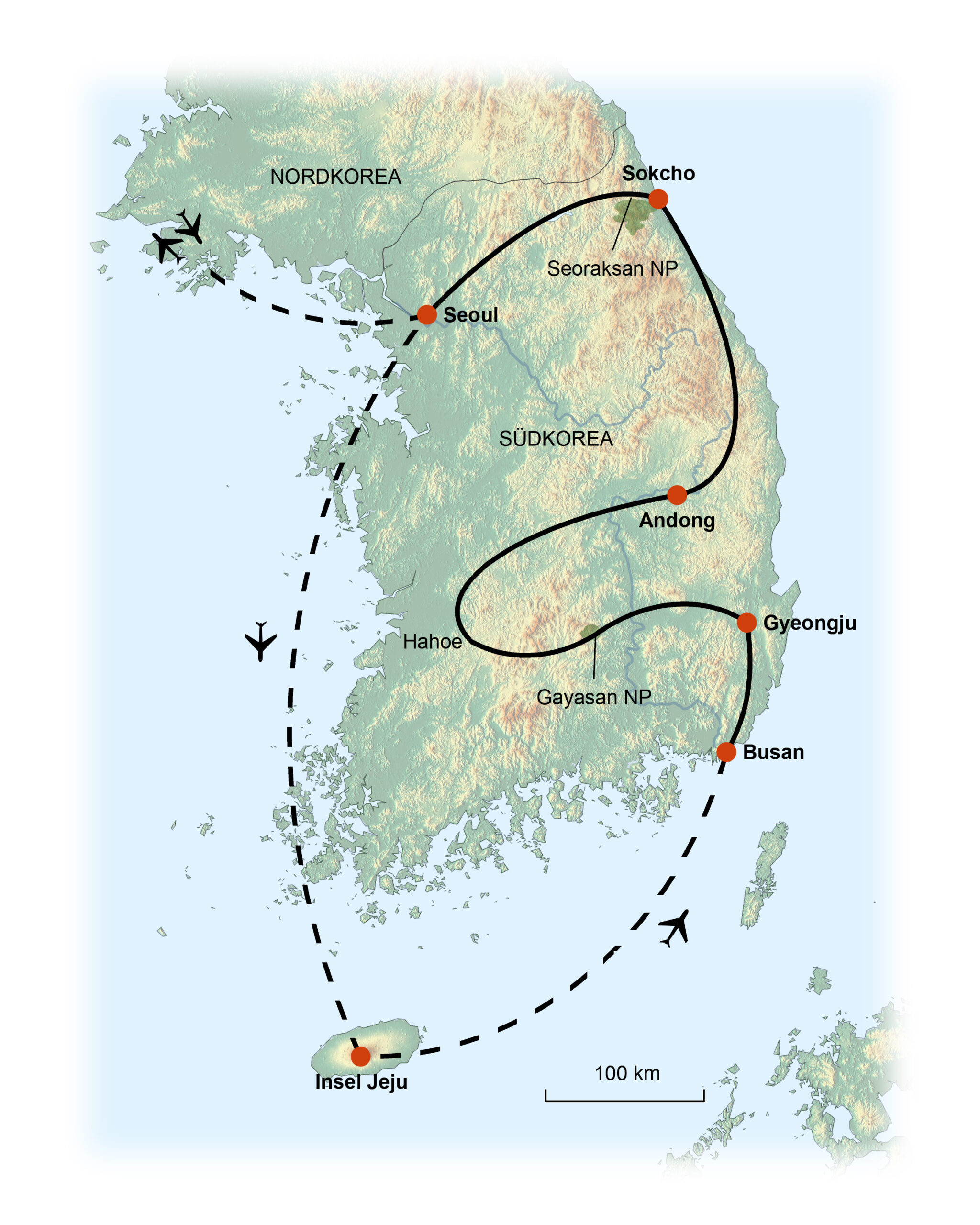 Südkorea "Best of Korea" Termine 2025 Kiwitours