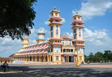 Cao Dai Tempel in Saigon, Vietnam