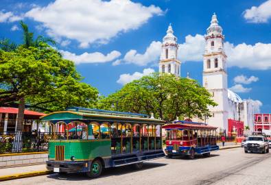 Mexiko Reise - Unabhängigkeitsplatz in Campeche