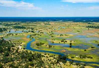 Der Okavango Delta, Botswana