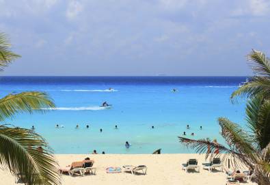 Badeverlängerung bei Cancún