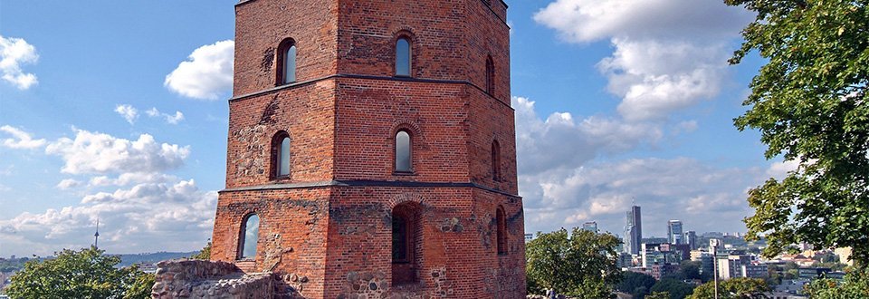 Litauen Vilnius Gediminas Turm Litauen Vilnius Gediminas Turm