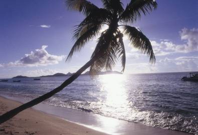 Südsee Fiji Sonnenuntergang