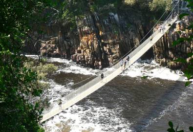 Hängebrücke im Tsitsikamma Nationalpark
